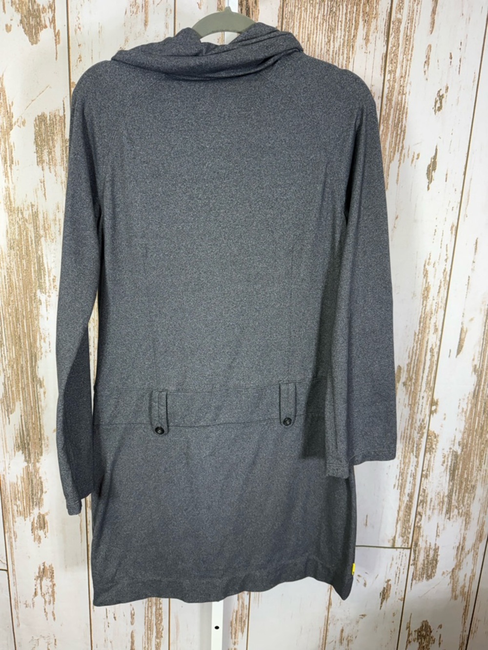 Lole, Grey Long Sleeve Cowl Neck Dress. Size Large. Excellent condition! - Picture 6 of 6